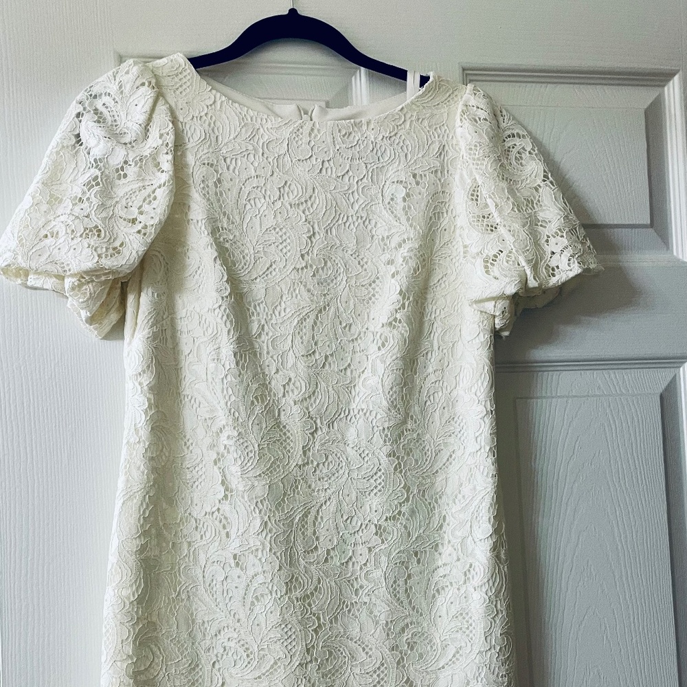 Calvin Klein White Lace Dress